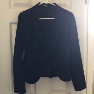 EXPRESS Notch Collar One Button Blazer